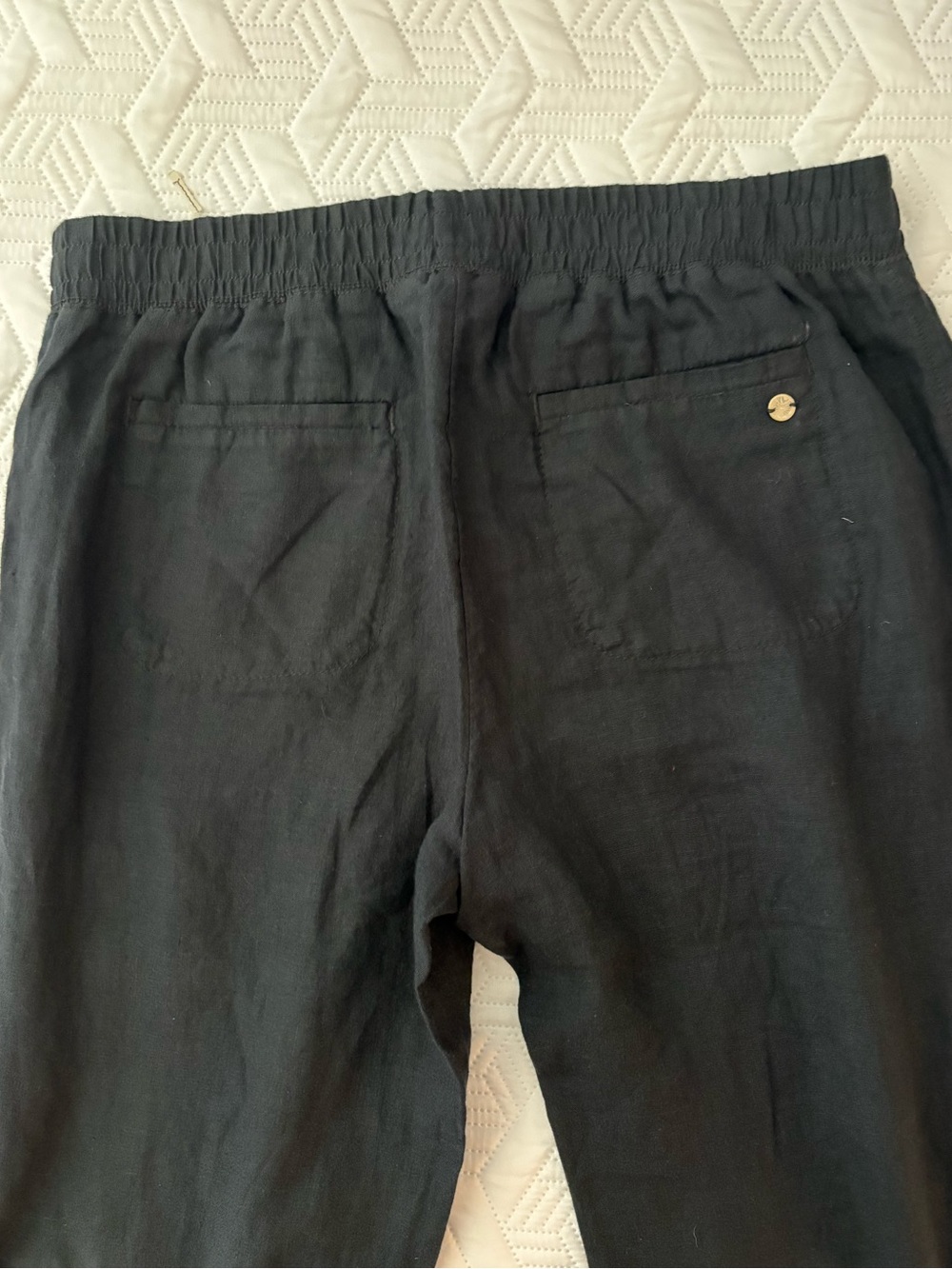 Lilly Pulitzer Deri Palazzo pant Black LG - Picture 5 of 6